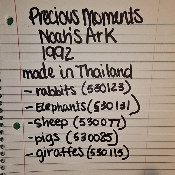1992 precious moments Noah's Ark - Picture 2 of 13